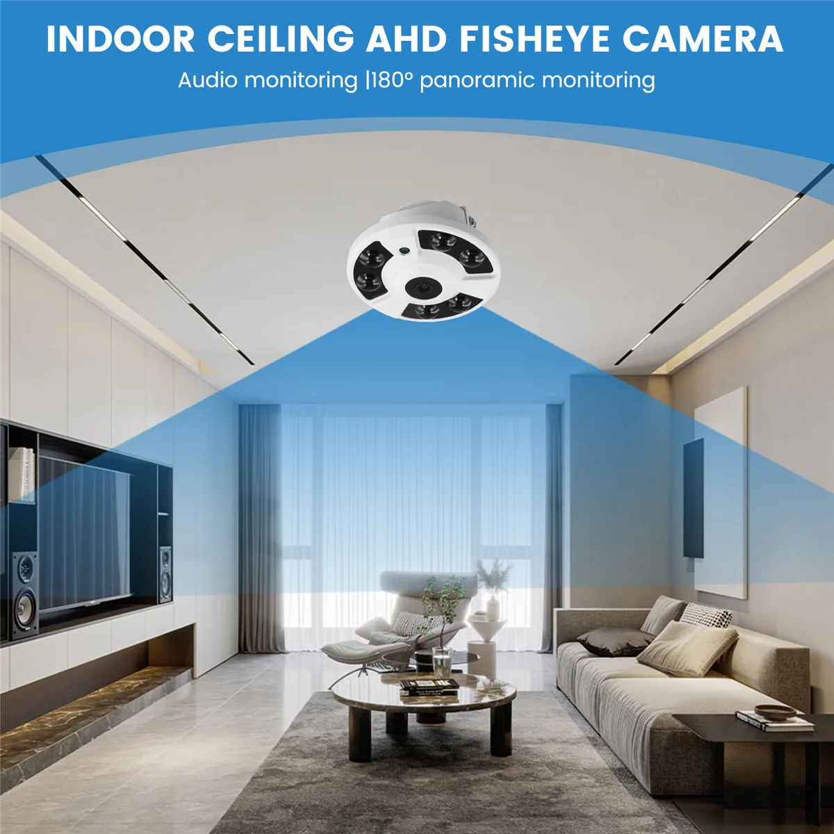 !أعلى بيع 5MP IR 6 أضواء كاميرا زاوية واسعة HD مراقبة الأشعة تحت الحمراء للرؤية الليلية UTC 5 في 1 AHD كاميرا BNC محورية