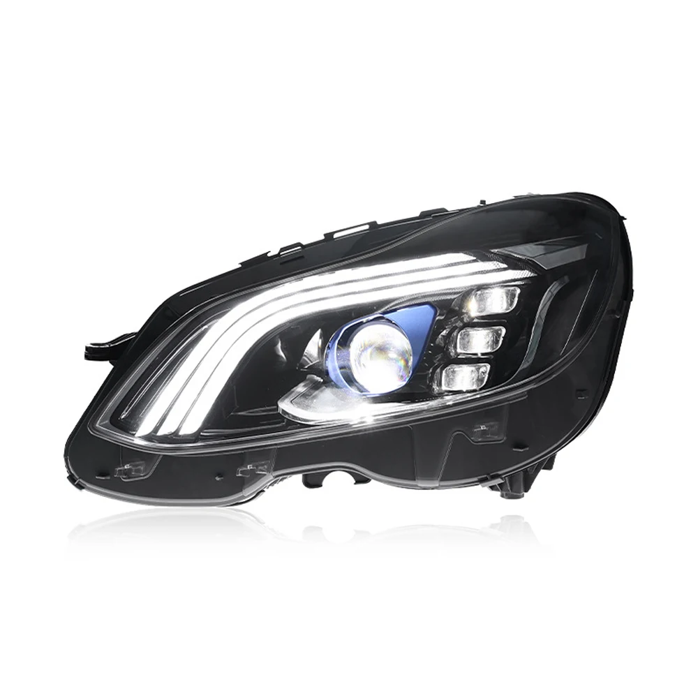 

Car Lights headlight assembly for 14-15 Mercedes Benz E-Class W212 modification Maybach style LED lens daytime running light ste