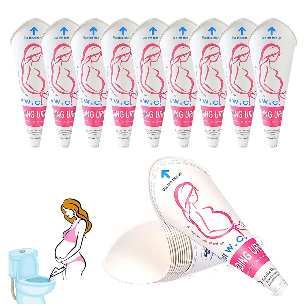 24/36/48Pcs Disposable Female Urination Device Portable Girl Urinal Funnel Women Outside Pee Cup Standing Pee for Camping Hiking