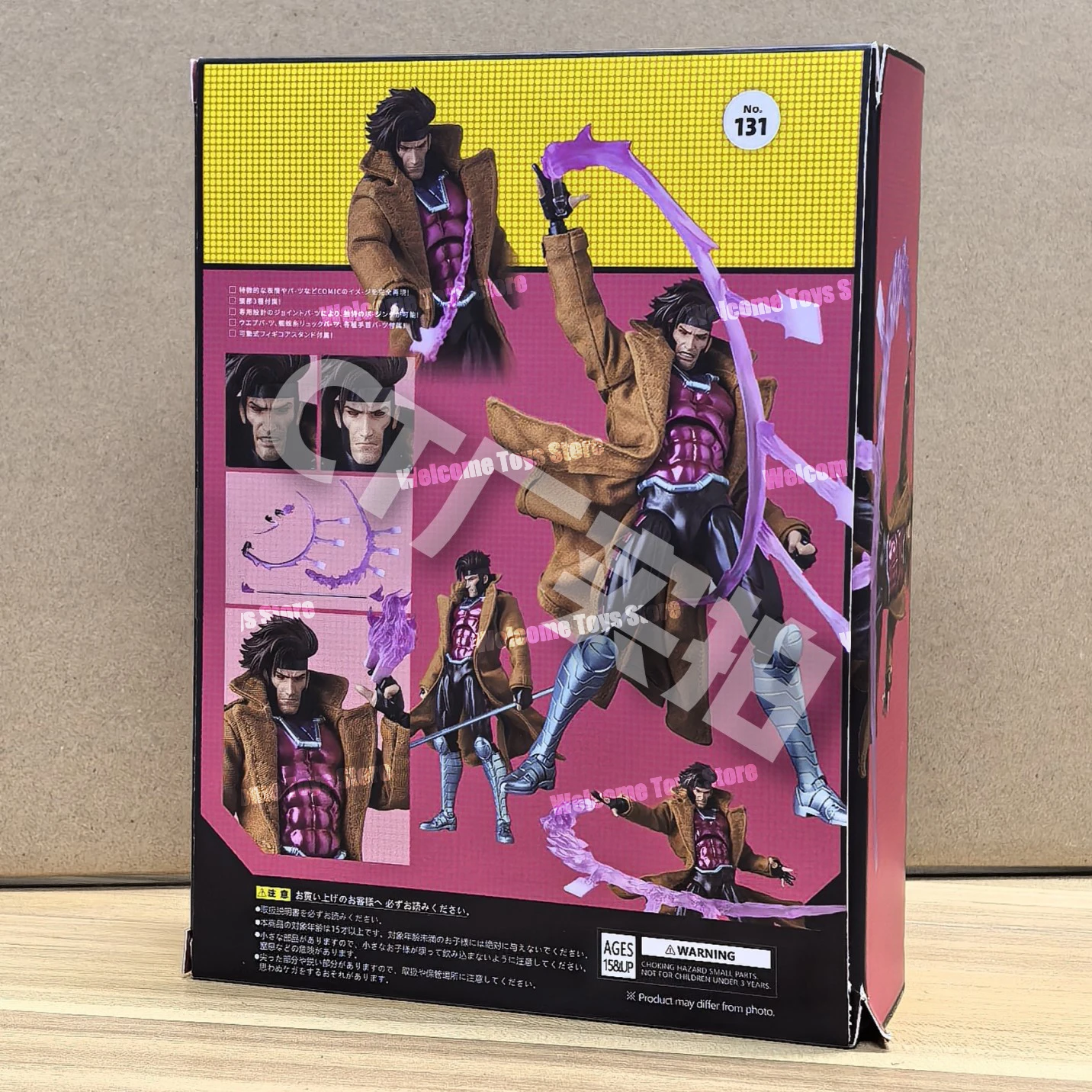 In Stock Ct Toys Gambit Mafex 131 X-Men Figure Wolverine Anime Action Figure Figurine Statue Model Customi Gifts For Kids Toys view 3