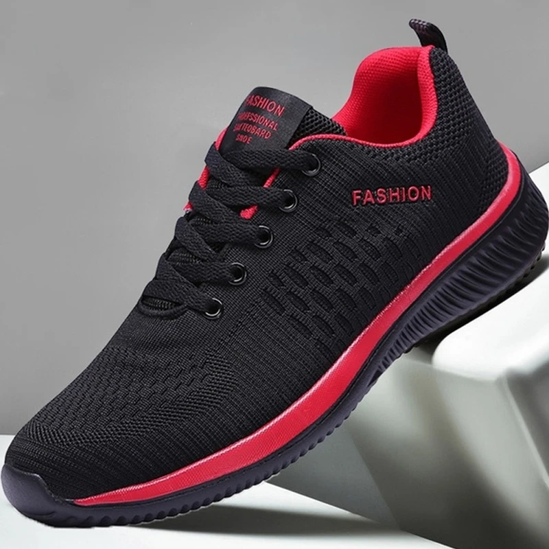 Zapatos informales de malla para hombre, zapatillas ligeras y cómodas, transpirables, para caminar, Tenis femeninos, novedad de 2024