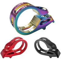 Mountain Bike Shifter Trigger Clamp Aluminum Alloy Bicycle Front Derailleur Clip Lock Brake Lever Fixed Ring Cycling
