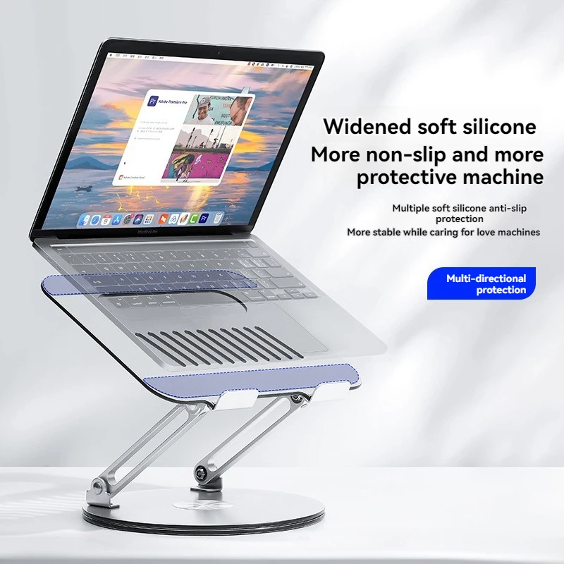 Складной кронштейн для планшета, вращающийся на 360 градусов портативный кронштейн для ноутбука, полый рассеиватель тепла, регулируемые по высоте аксессуары