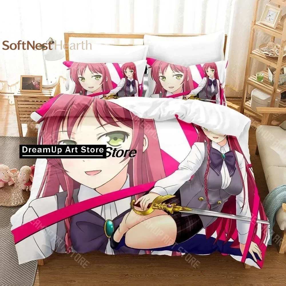 2026 3D Print Hataraku Maou Sama Bedding Set Single Twin Full Queen King Size Bed Set Aldult Kid Bedroom Duvetcover Sets
