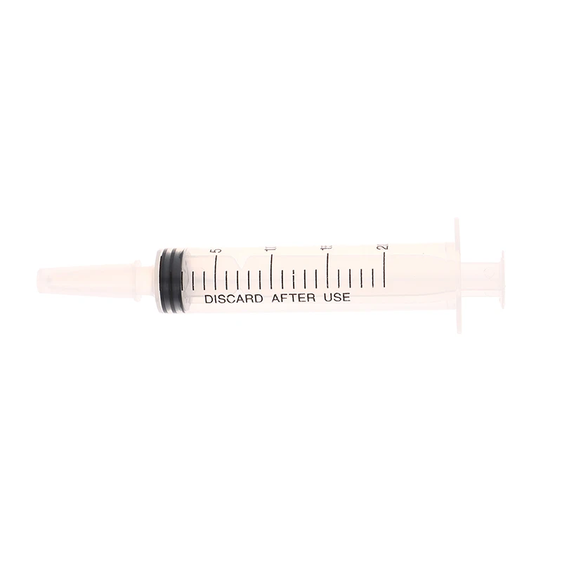 5 10 20 30 Without Needle！20ml Plastic Reusable Syringe Measuring Hydroponics Nutrient Syringe Oil Pump Pet Medicine Feeder