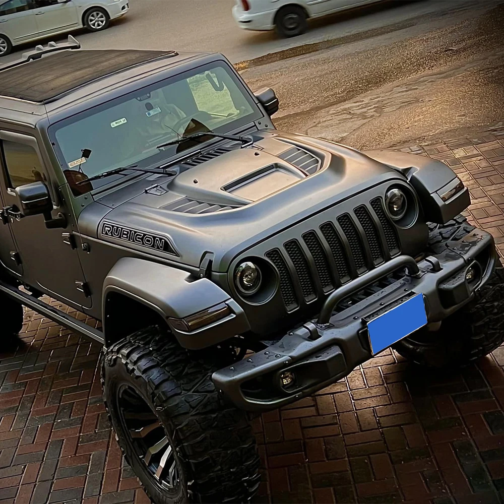 

Производитель, новый дизайн, стальные внешние аксессуары, защита капота двигателя для Jeep Wrangler JK JL JT 07+, автозапчасти для автомобиля