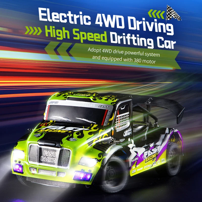 Mobil Rc 4Wd 35กม./ชม.Rc Drift Cars โลหะ4X4รีโมทคอนโทรลความเร็วสูงแผนที่ไฟฟ้า Drifting Racing รถบรรทุกสำหรับเด็ก