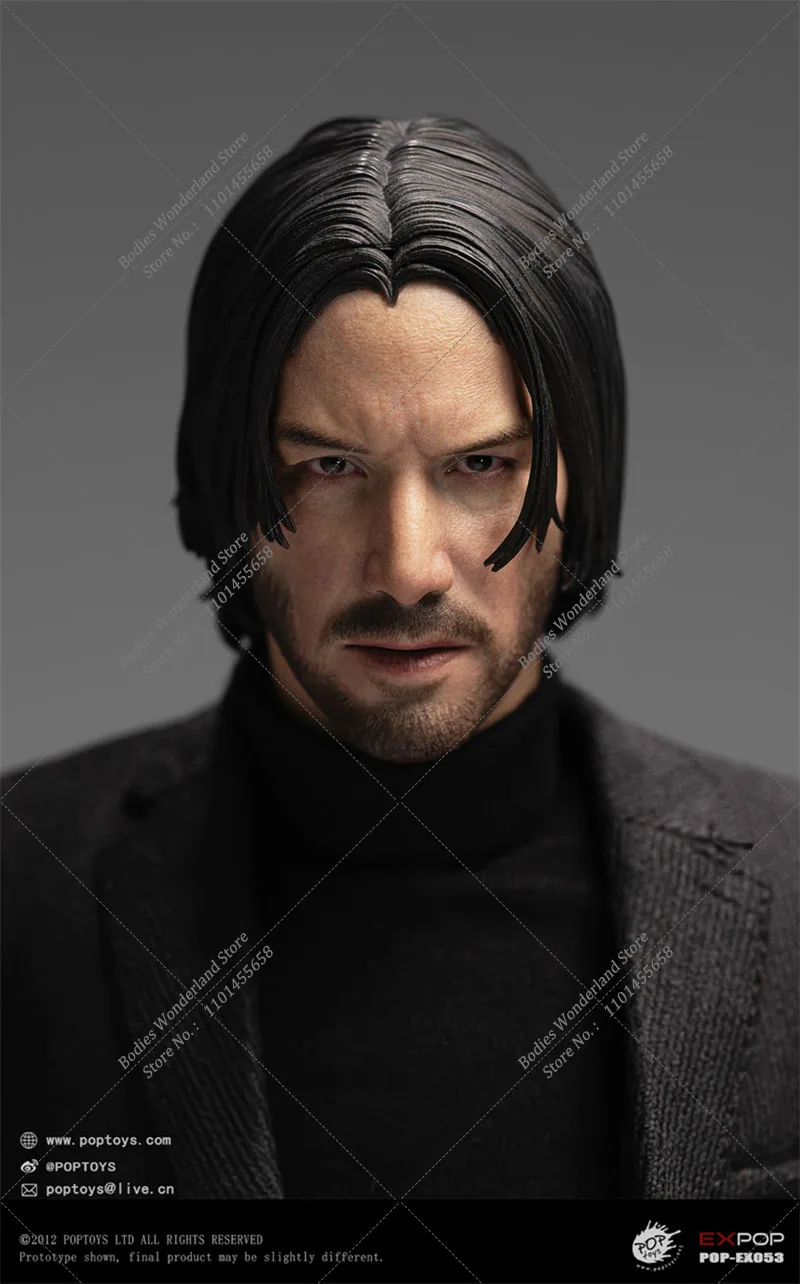 In magazzino POPTOYS EX-053 scala 1/6 da collezione Killer God John Wick Keanu Reeves 12 pollici maschio Solider Action Figure Model Toys