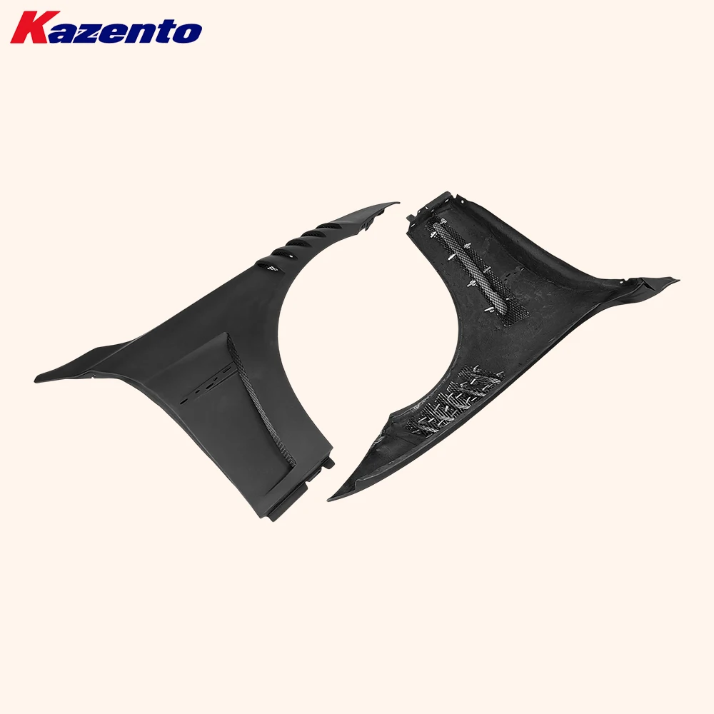 For BMW M3 F80 4D Sedan Saloon 2014-18 KZ Style Vented Fiberglass Front Fender