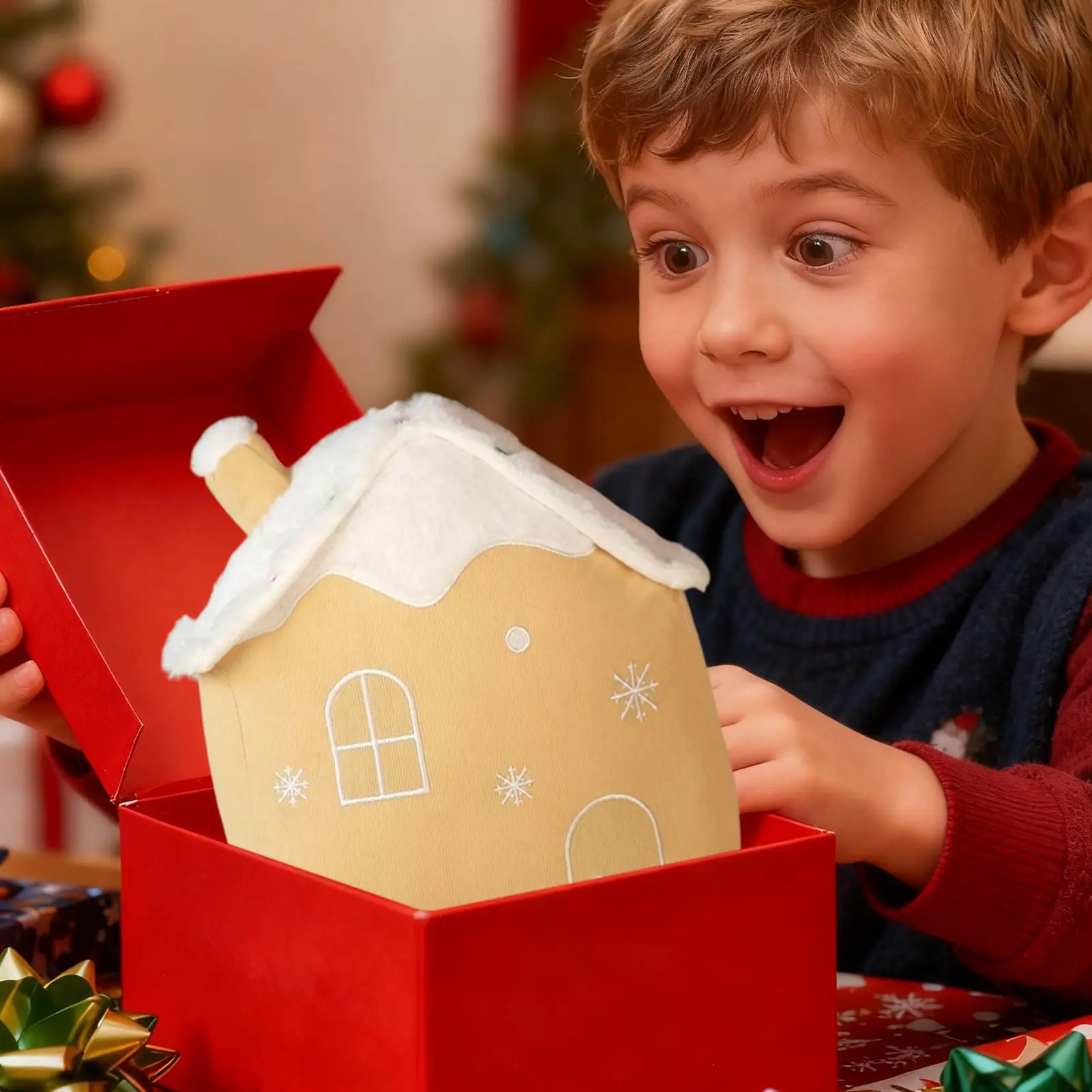 Leuke Kerst Pluche Schattige Pop Kussens Kinderen Knuffels Kerst Kussen Voor Slaapkamer Woonkamer Kinderkamer Desktop Thuis