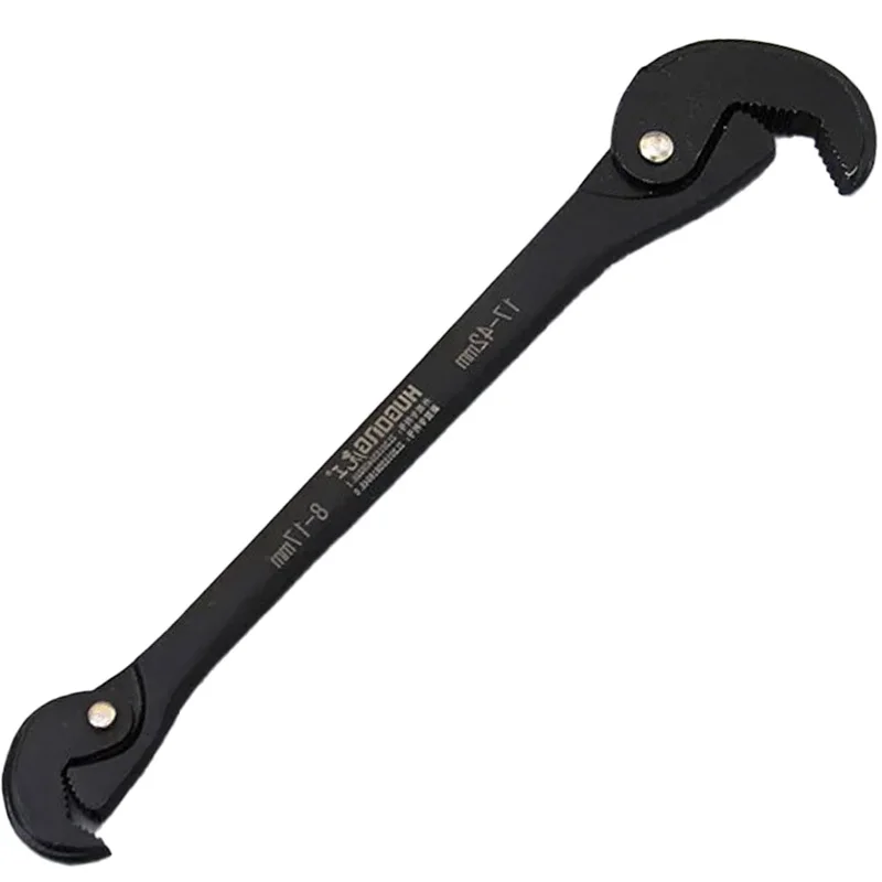 

Multi-function wrench Multi-function double-end manual quick large opening ratchet wrench with spring universal wrench