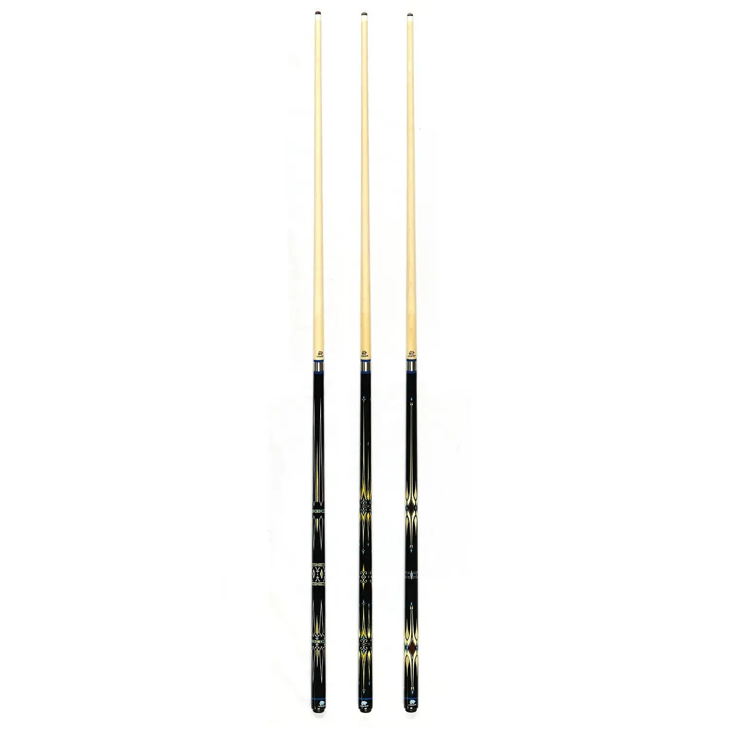 Hot Sell Canadian Maple Wood 1/2 Jointed 57 Inch 13mm Tip Billiard Pool Cue Stick