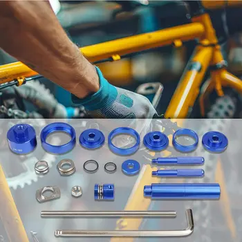 Nástroj pro demontáž a montáž ložisek středového složení jízdního kola pro horská a silniční kola, středové složení 24 mm 30 mm BB86 BB30 BB92 PF30 opravná sada 8 nejlepší prodej vytahovač pedálu lisované uložení - №4