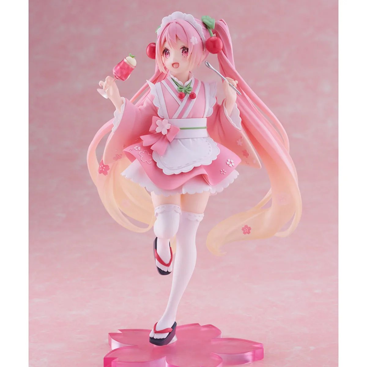 In Stock Original  TAiTO  Coreful Piapro Characters Hatsune Miku Sakura, Wafuu Kissa Ver.anime Figure Action Figure Model Toys