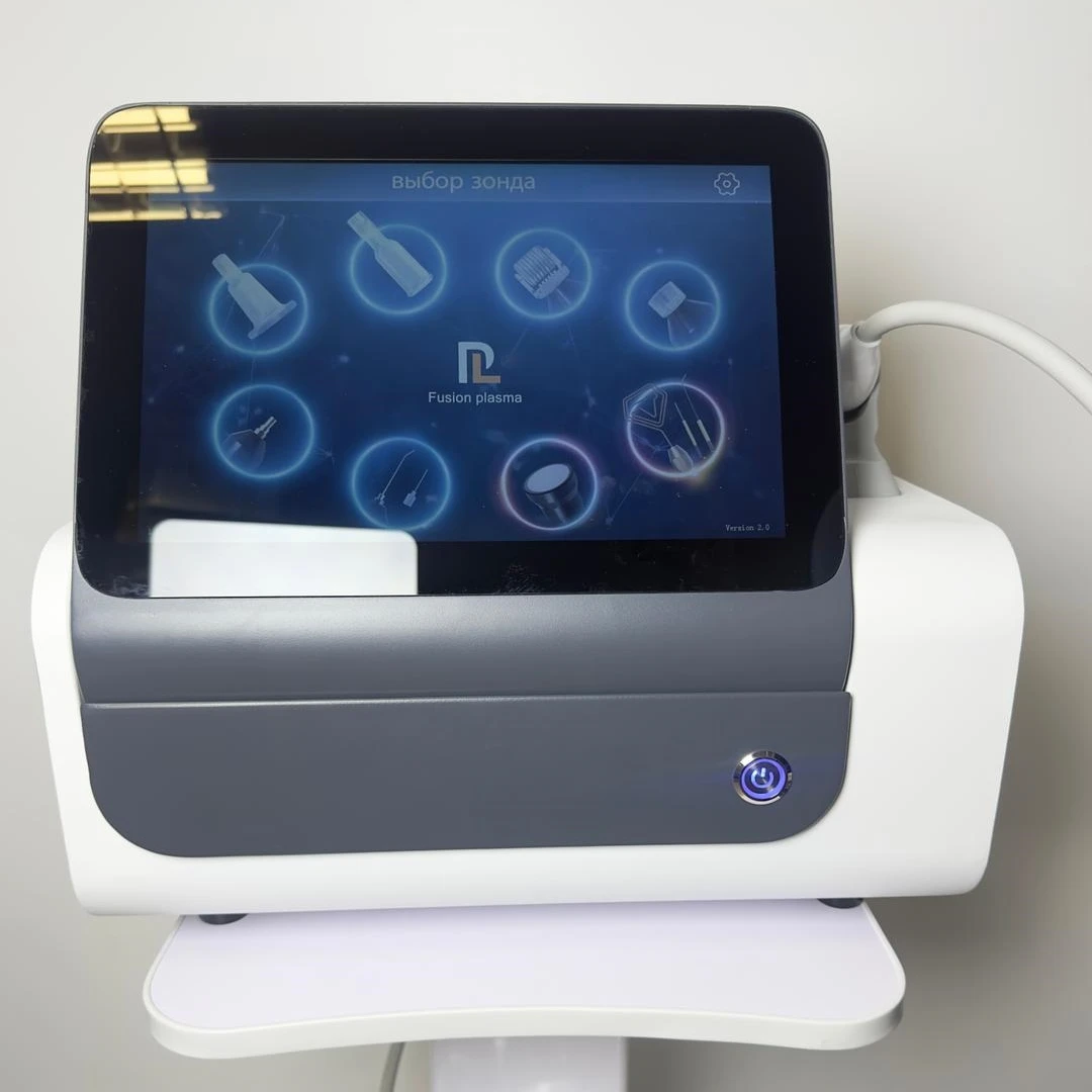 Newest 8 in 1Fusion Plasma scalp diamond stamp jet plasma Professional Laser Fibroblast Ozone Wart Spray Pen Removal Salon