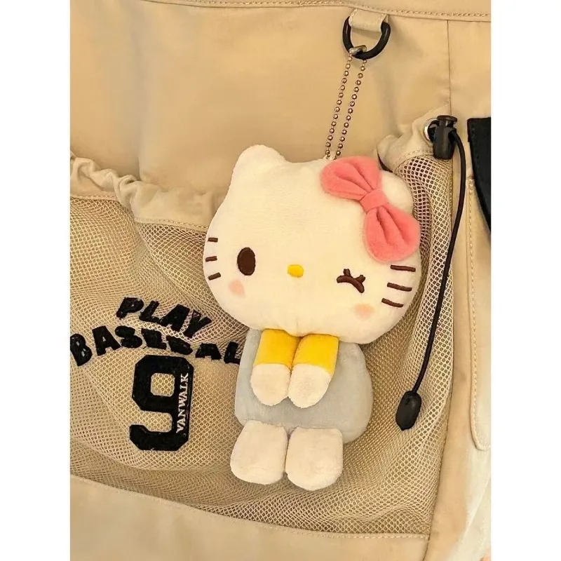 Sanrio Hello Kitty Car Keychain, Winking Shape, Children's School Bag Pendant, Animation Peripheral Couple Holiday Gift