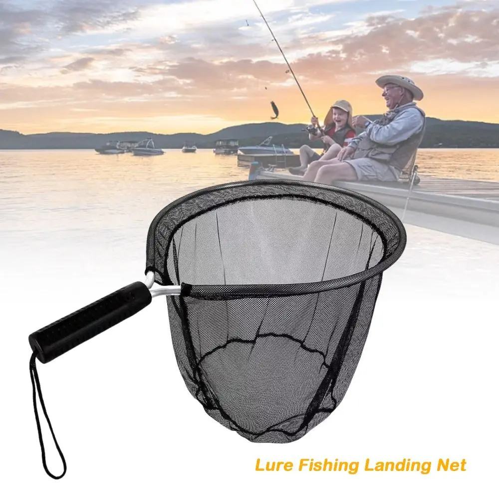 nano-malha-liga-de-aluminio-redes-de-pesca-alcas-curtas-cabo-de-seguranca-isca-rede-de-pouso-de-pesca-portatil-enfrentar-ferramentas