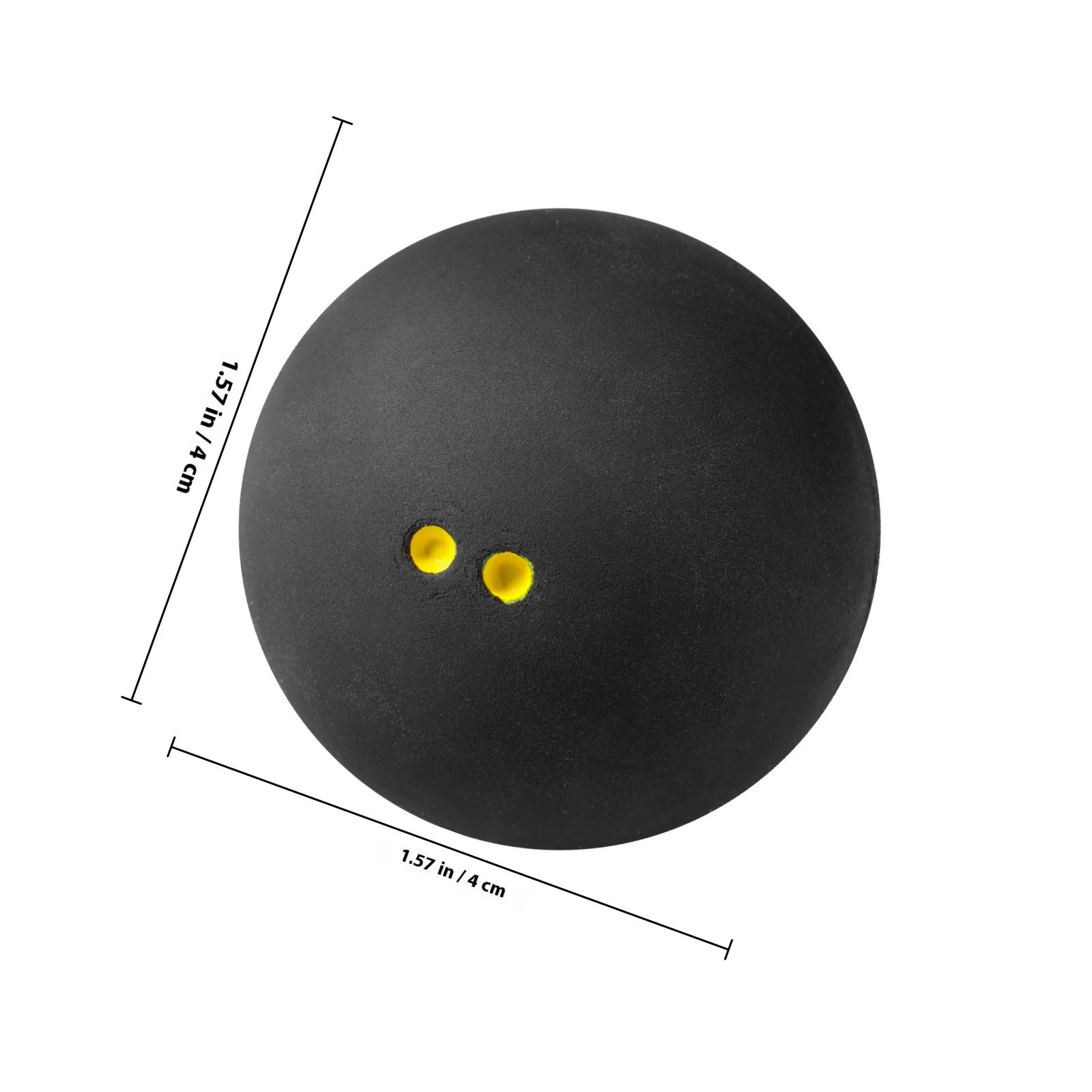 كرة الاسكواش المنافسة، كرة تدريب مطاطية عالية المرونة للبالغين والمراهقين، نقطة واحدة صغيرة خفيفة الوزن ومتينة في الأماكن المغلقة #5