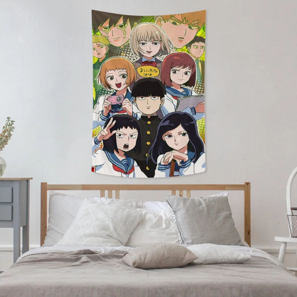 

Mob Psycho 100 Tapestries Room Decoration Items Home Décor Bedroom Wall Decorating Cloth