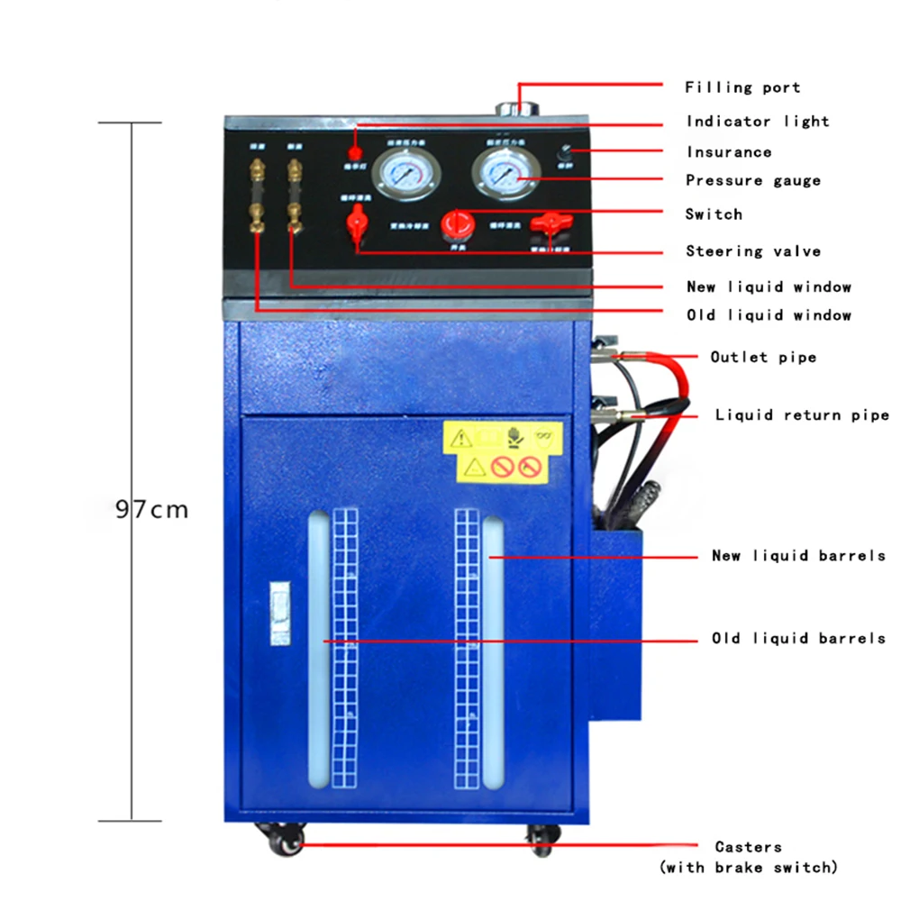DC12V Car Antifreeze Replacement Cleaning Machine Winter Auto-sensing Cooling System Automatic Loop Cleaning Tools