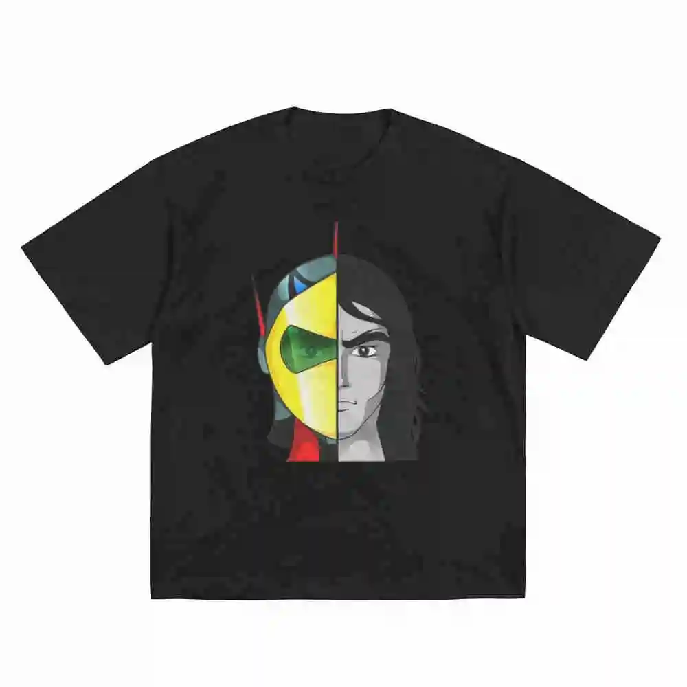 Actarus UFO Robot Cartoons 80s Short Sleeve Tee 100% Cotton T-Shirt