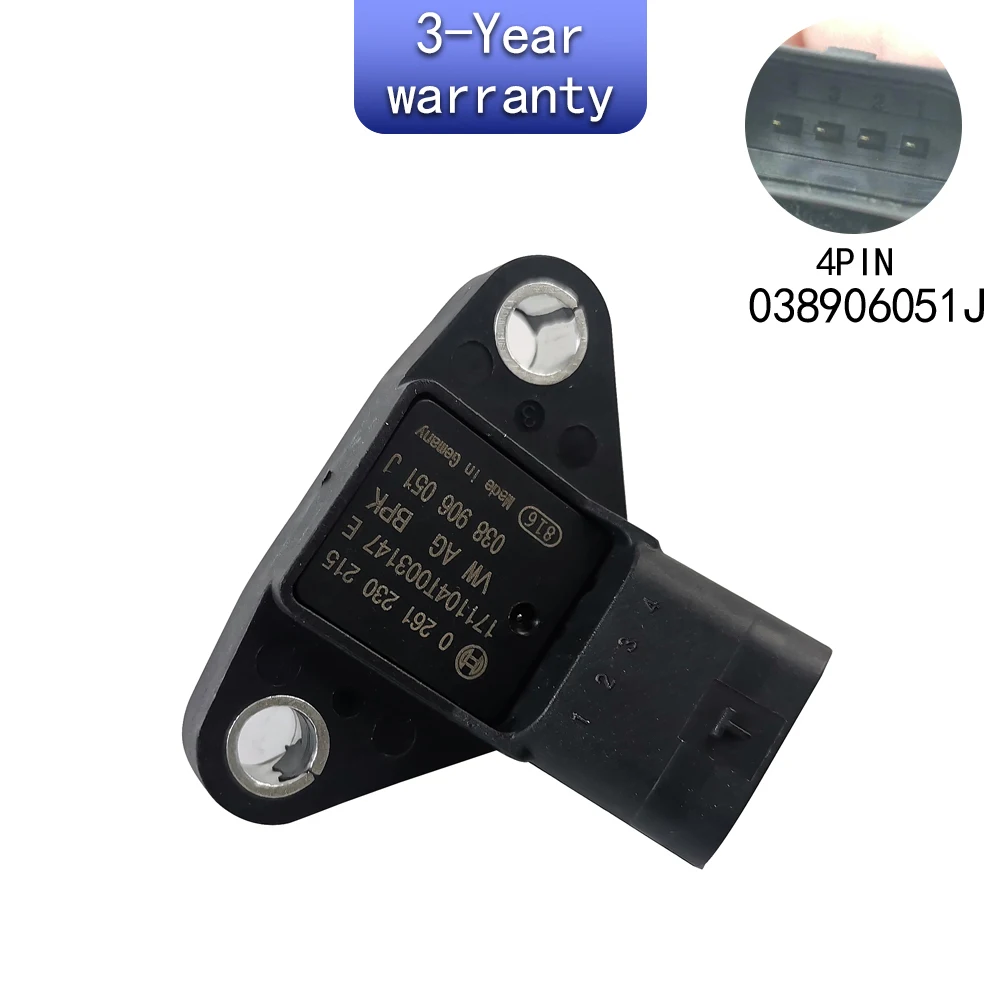 

Intake Pressure sensor For VW Touareg Audi A6L A4L A6 S6 A4 S4 A5 S5 A7 Q7 Q5 A8 S8 038906051J