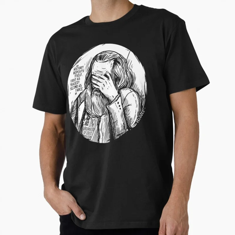 

Karl Marx Facepalm Socialist Philosopher Communist memes Funny Gift T shirt Large size Tops 100% cotton printed Clothes