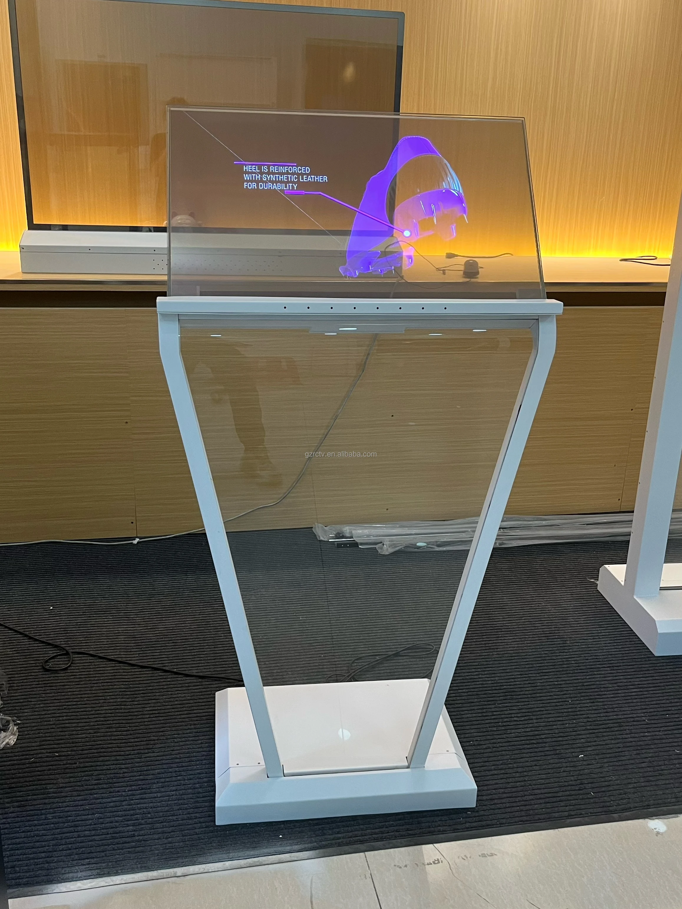 30-Inch All-in-One Interactive Capacitive Touch Screen OLED Display Kiosk Graphics Animation for Retail Shopping Mall Airport