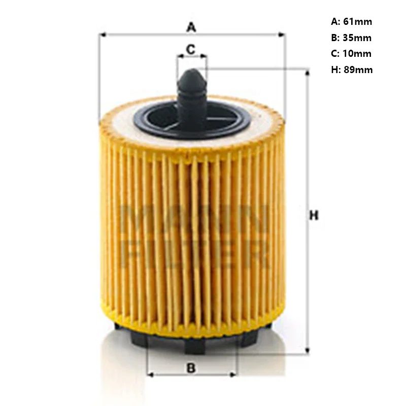 MANNFILTER HU6007X Oil Filter Fits OPEL Insignia Vectra Antara Zafira Astra Cabrio ROEWE 950 SAAB 9-3 5650348 12605565 21018801