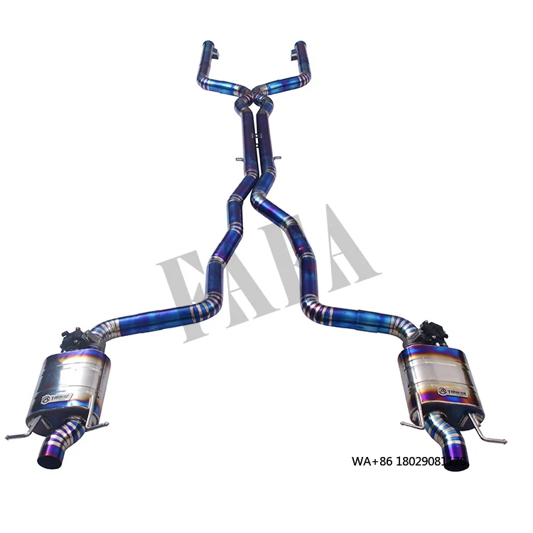 

Высокопроизводительная выхлопная система Cat-Back из титанового сплава для Mercedes-Benz C63 W205 4.0T 2015-2019