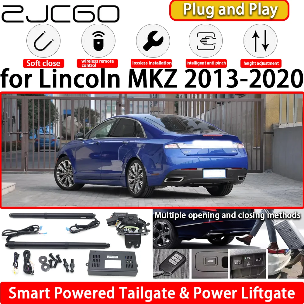 

ZJCGO for Lincoln MKZ 2013-2020 OEM Automatic Electric Powered Tailgate Power Liftgate Tail Gate Lift Kit System Plug & Play
