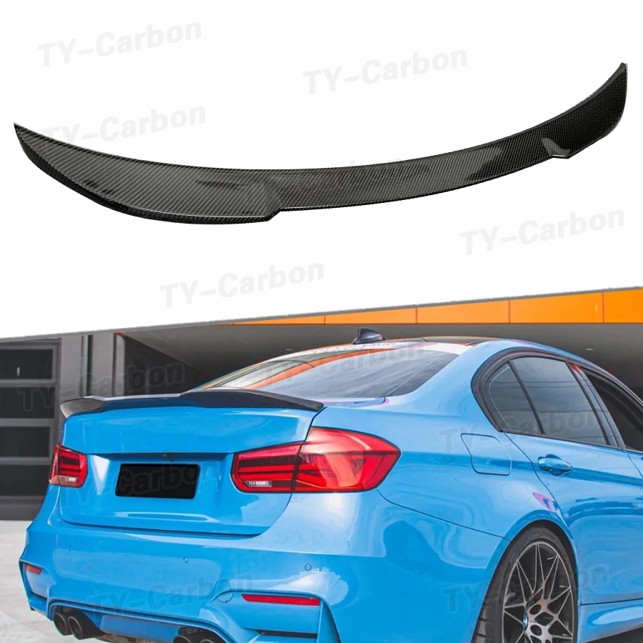 CS Style Carbon Fiber Rear Spoiler Wing for BMW F80 M3 F82 F83 M4 2014-2020 Car Rear Trunk Spoiler Boot Wing Car Accessories