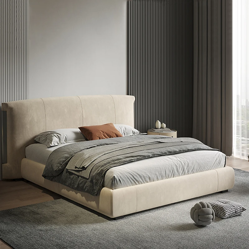 

Kunden spezifische hochwertige Wohn möbel Queen King Size Doppelbett Stoff Lagerung gepolsterte Bett Designs