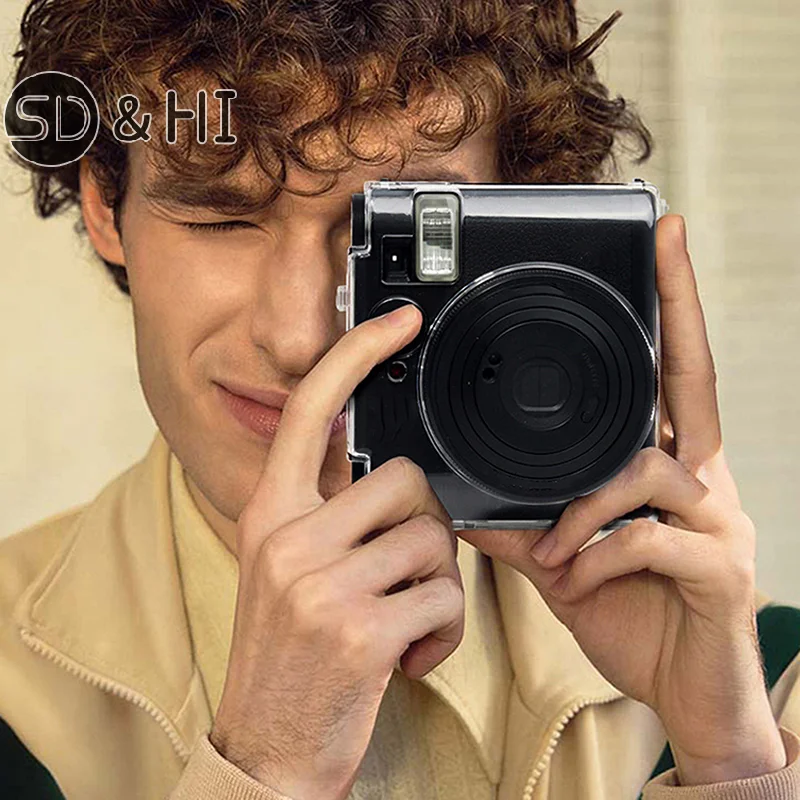 Portable Transparent Case For Instax Mini 99 Clear Protective Shell Cover With Shoulder Strap For Instax Mini 99 Camera