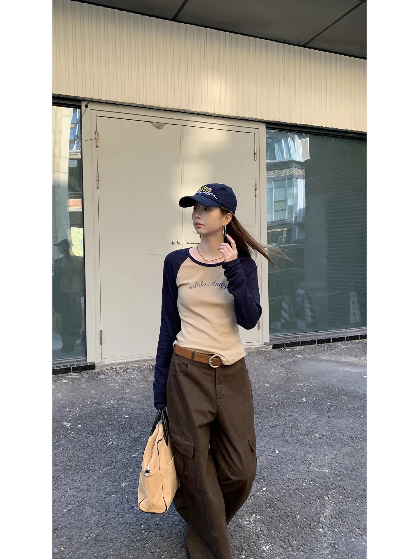 

Красная женская футболка Celebri Club Long Sve Base irt, внутренняя одежда, новинка 202, осенне-зимняя верхняя одежда, облегающая хлопковая смесь