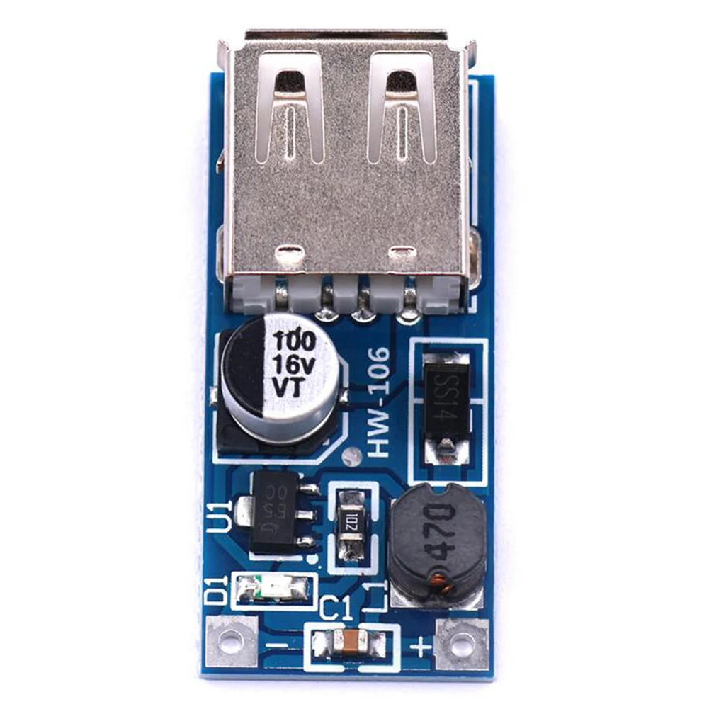 DC-DC USB Voltage Converter 0.9V-5V To 5V DC-DC Boost Power Supply Module High Efficiency Step-up Power Booster Circuit Board - view 5