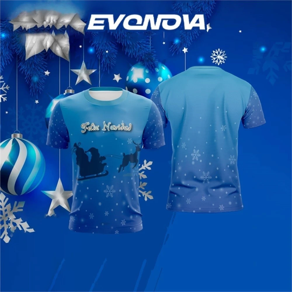 

2026 Christmas New Year Festival T-shirt For Men 3D Print Santa Claus Tree Fashion T Shirts Outdoor Snow Street Personality Tops