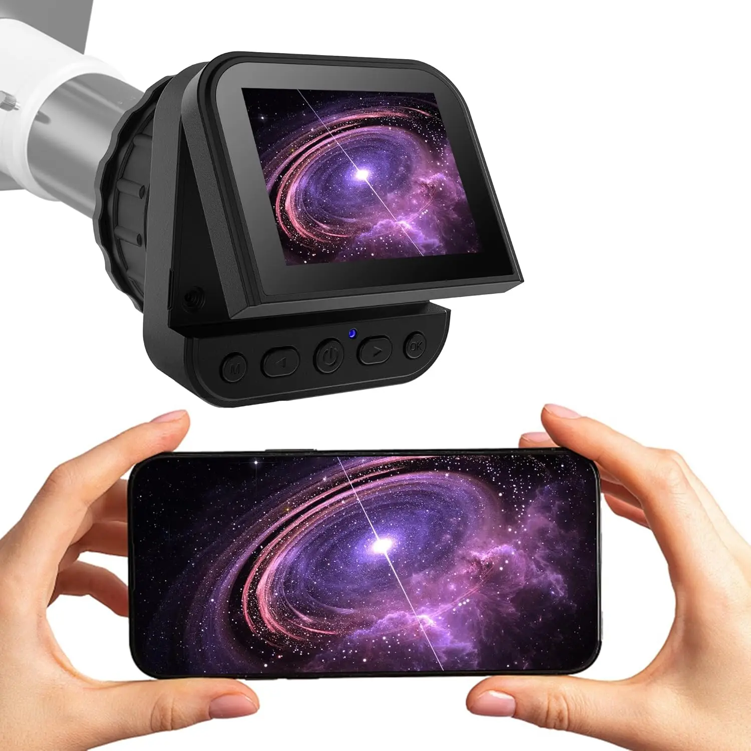 Universal WiFi Eyepieces Camera for Birdwatching Hummingbird Astronomical Telescope with Video Camera with APP WIWiFi Fi