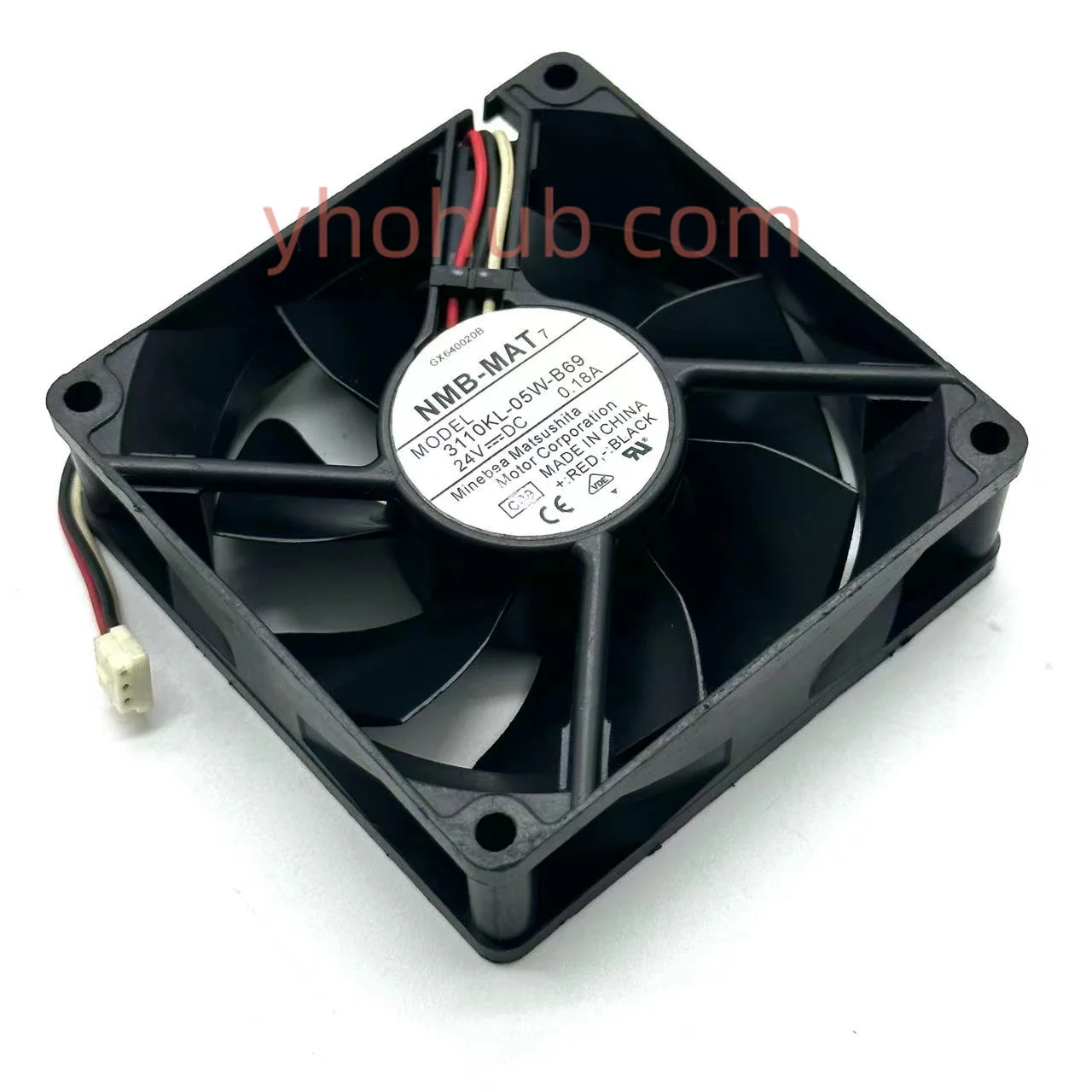 

NMB-MAT 3110KL-05W-B69 C09 DC 24V 0.18A 80x80x25mm Server Cooling Fan