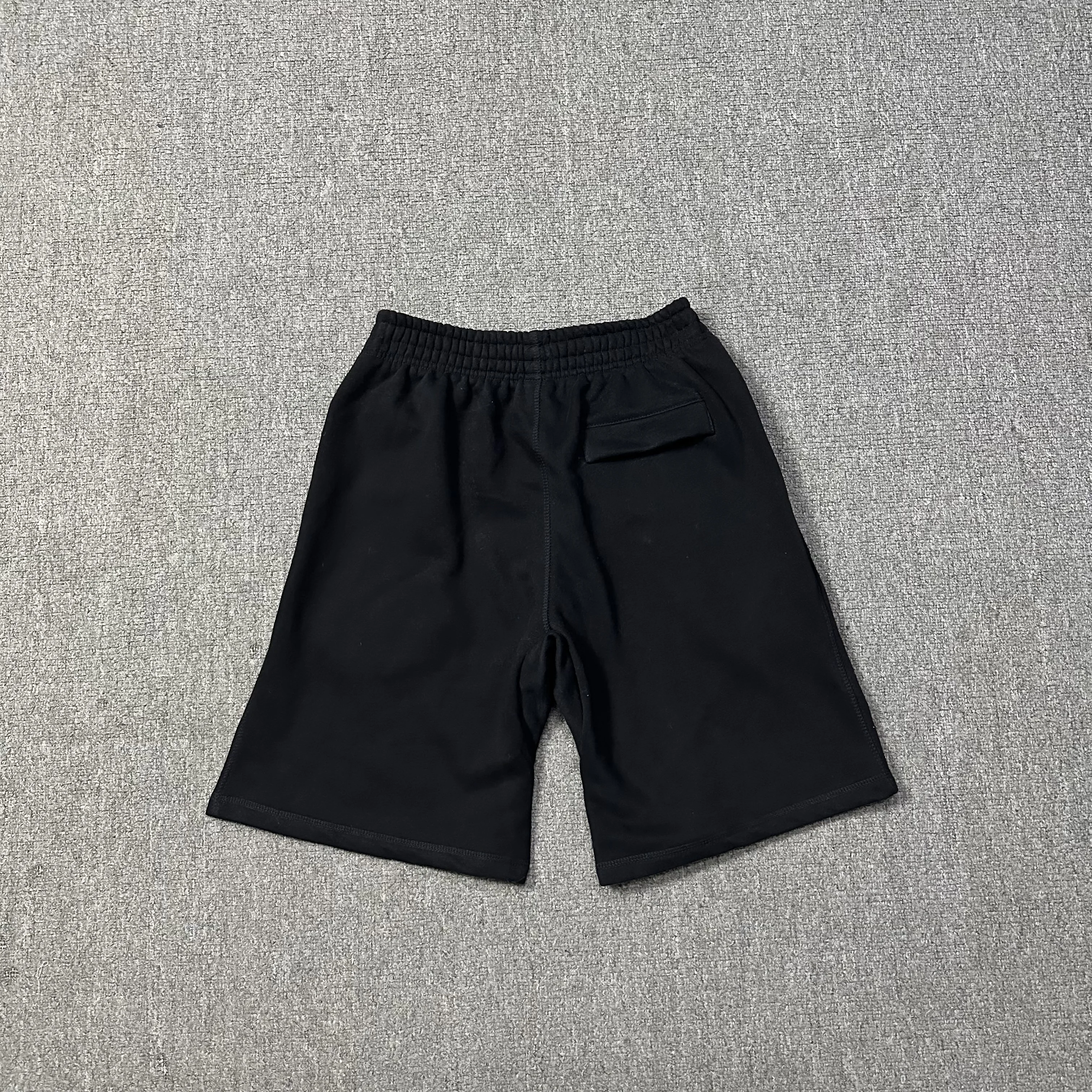 Harajuku Letter Print Washed Terry Casual Summer Shorts for Men and Women Elastic Waist Baggy Knee Length Pants Oversized Shorts