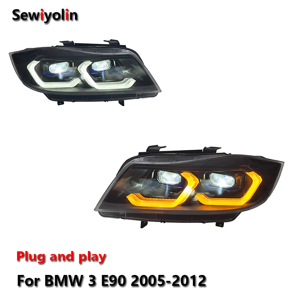 

Car Accessories Headlights led For BMW 3 E90 2005-2012 Auto DRL Fog Trailer lamps Turning Signal Voiture Plug And Play