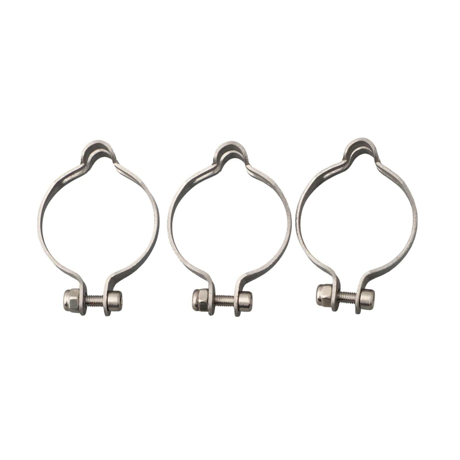 

3 Pcs Brake Hose Guide Steel Bike Bicycle Frame Cable Clips Clamps Guides Silver For Retro Cars 25.4/28.6/31.8/34.9mm