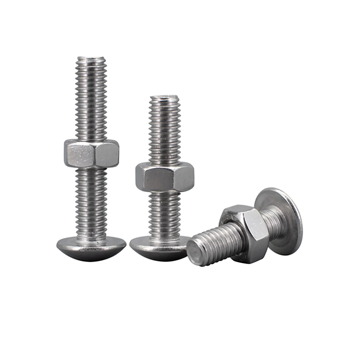 304 SS Large Flat Head / Button Head / Pan Head Phillips Screw Nut Combination