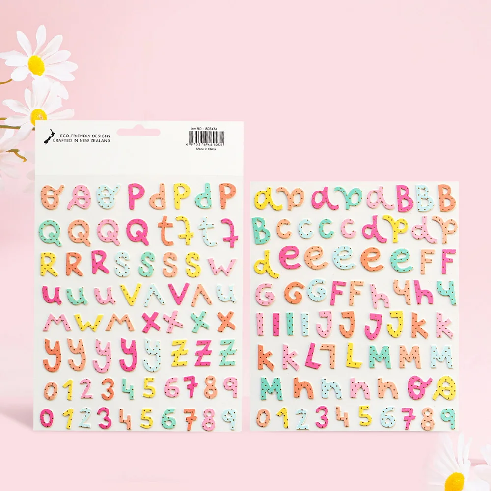 Creative Path 9-teiliges Sweetie DIY Bastelset Dekorative Papier- und Kartonrahmen-Aufkleber Stanzformen Journaling Scrapbooking Komplettset – Detail 27