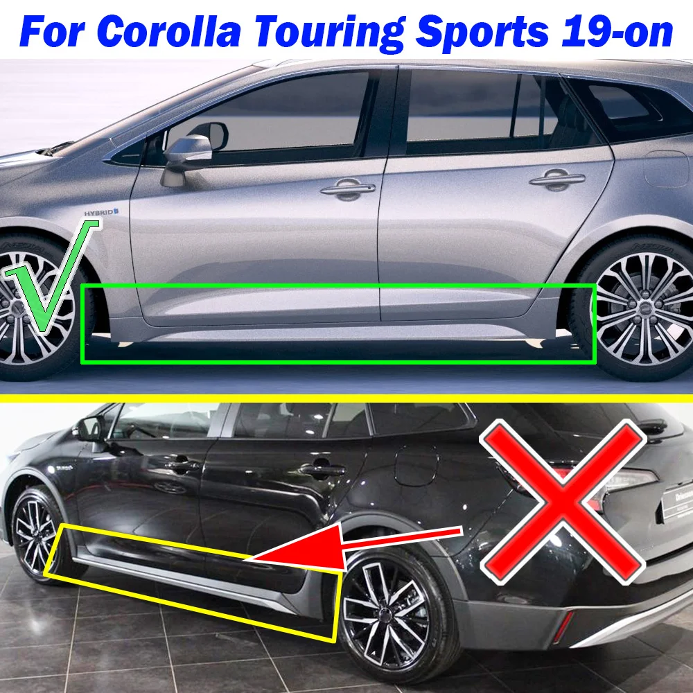 4x Mud Flaps For Toyota Corolla E210 Touring Sports Estate 2019 - 2023 Splash Guards Fender Front Rear Mudguards 2020 2021 2022