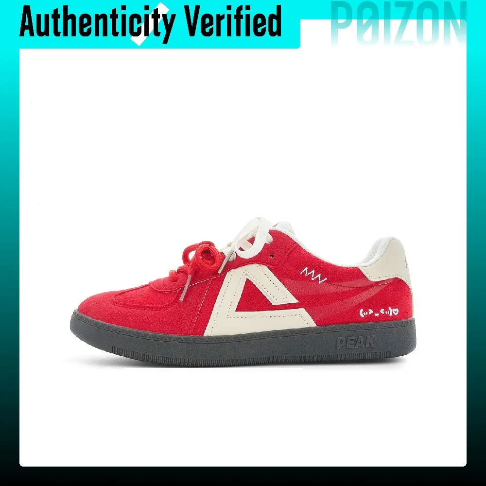 PEAK Skate Shoes Women's Low Top Red XEK621960B