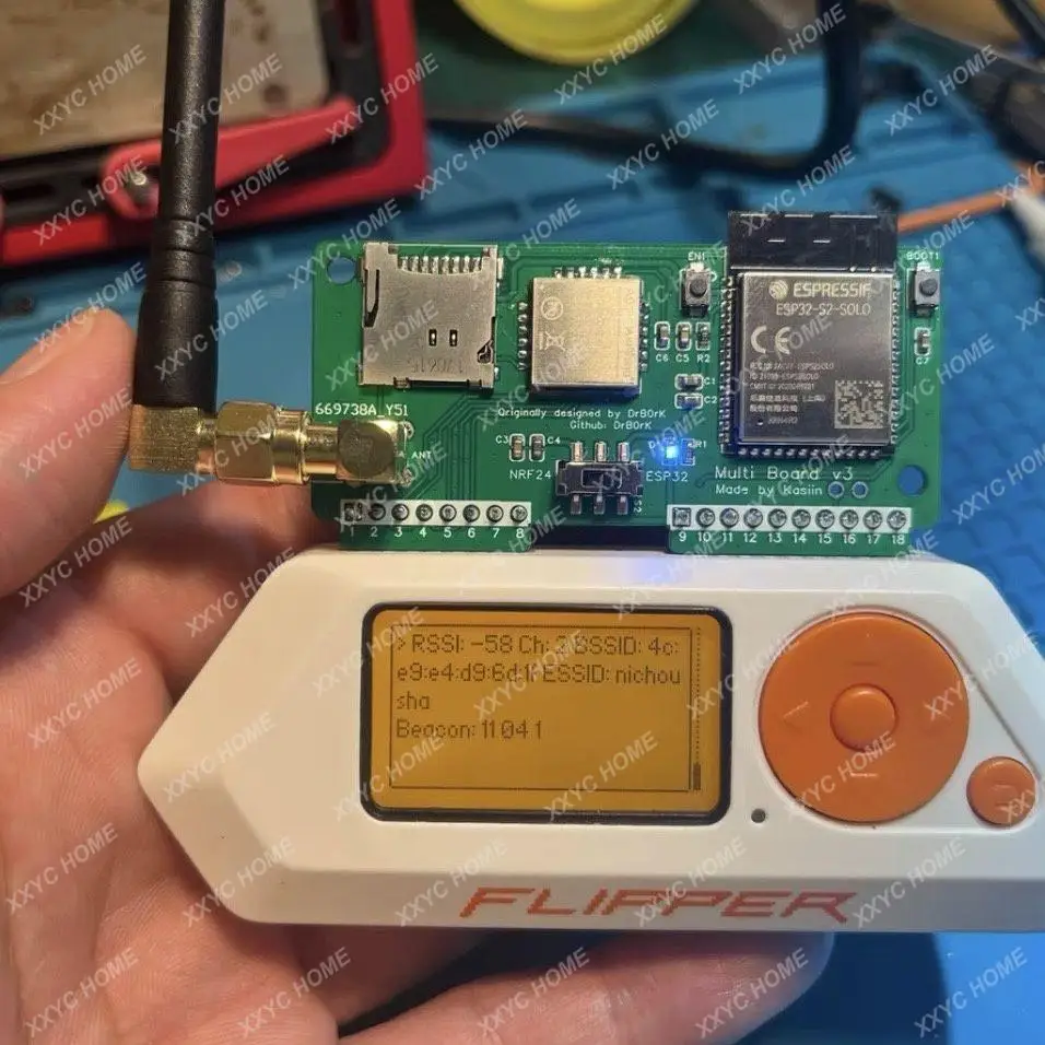 Placa de desarrollo Wi-Fi Electronic Pet Dolphin CC1101 NRF24 + módulo ESP32