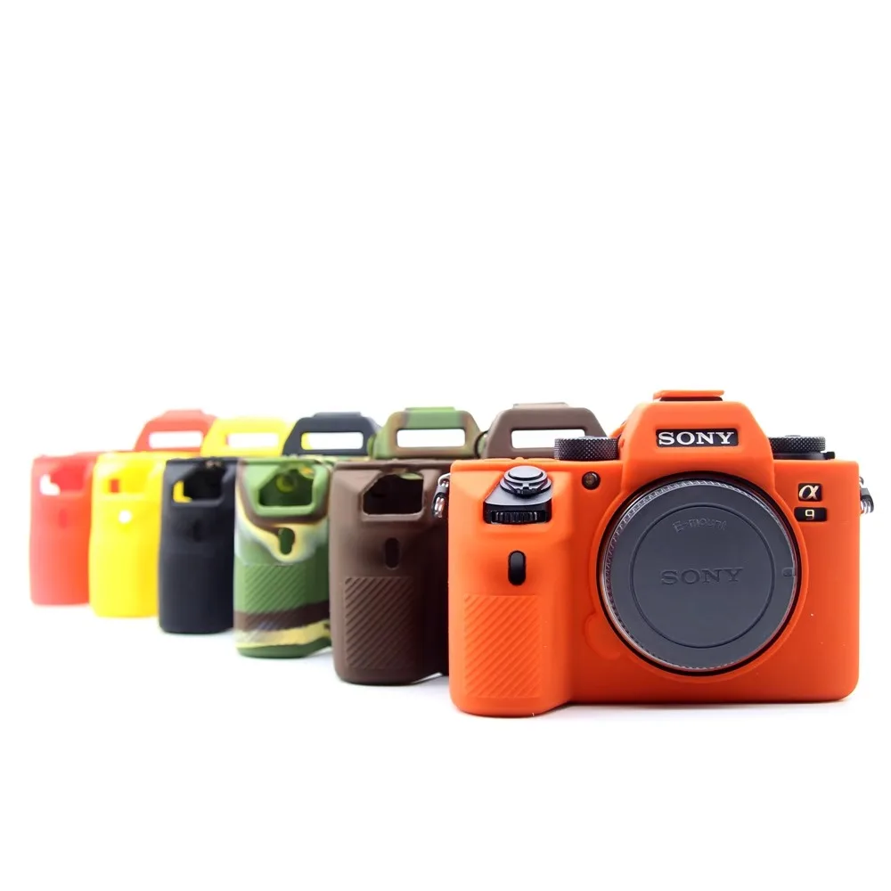 Funda protectora de silicona suave A7III para cámara Sony A7 III A7RIII A7III A7M3 A7R3 A9