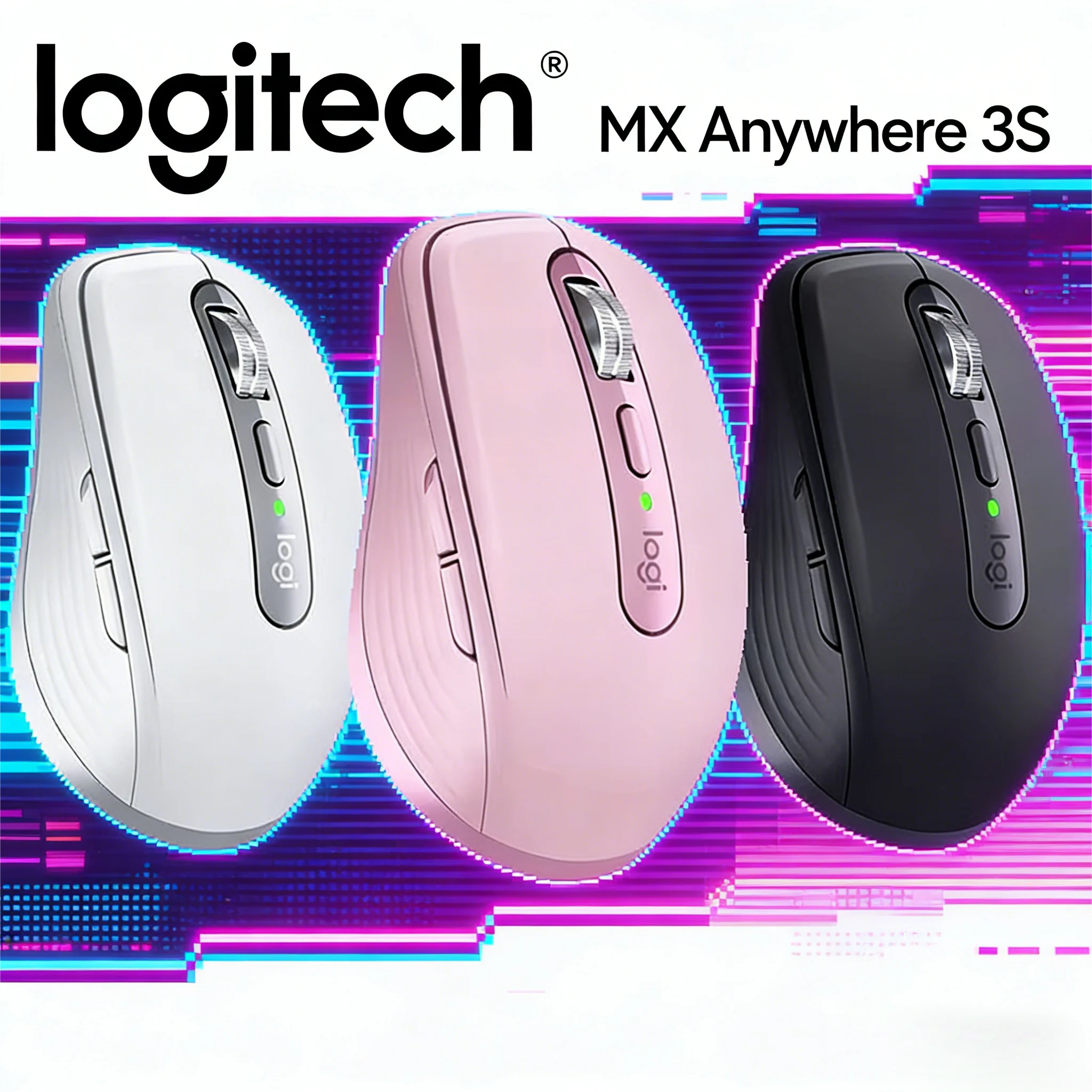 

Logitech MX Anywhere 3S Wireless Mouse, Long-Lasting Battery, Slim Portable for Business Daily Use