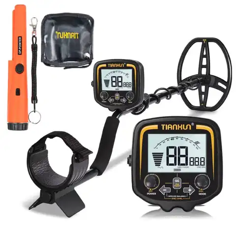 Professional Metal Detector TX850 High Accuracy Gold Detector Treasure Hunter PinPointer High Depth Scanner Search Finder
